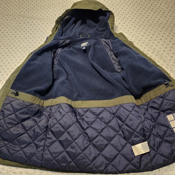 Kids Lands End Squall Winter Parka Size M 10/12